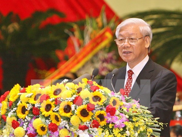 Cloture du 12e Congres national du Parti communiste du Vietnam hinh anh 2