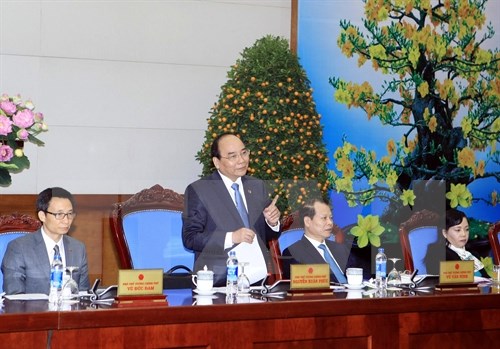 Le vice-Premier ministre Nguyen Xuan Phuc reitere les objectifs pour 2016 hinh anh 1