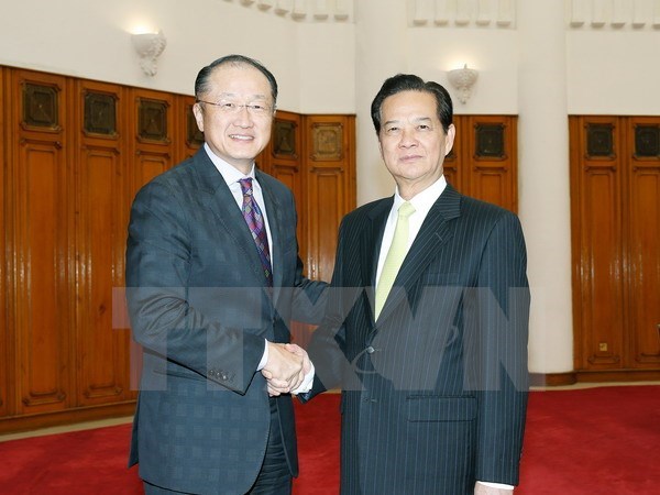 Le PM Nguyen Tan Dung recoit le president de la Banque mondiale hinh anh 1