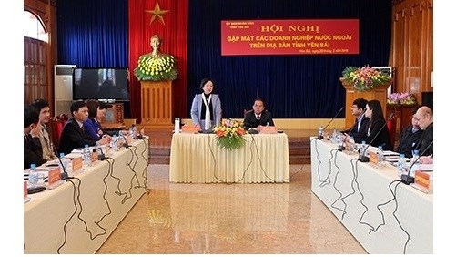 Yen Bai : rencontre printanieres entre les autorites et les entreprises d’IDE hinh anh 1