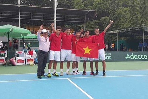 Le Vietnam reste dans le Groupe II de la Coupe Davis pour l'Asie-Pacifique. hinh anh 1