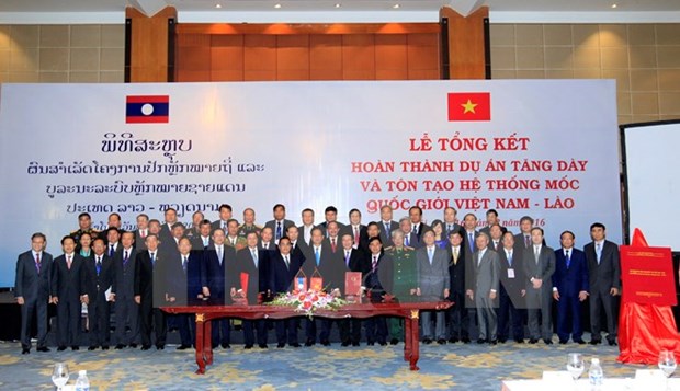 Bilan du projet de densification et de rehabilitation des bornes frontalieres Vietnam-Laos hinh anh 1