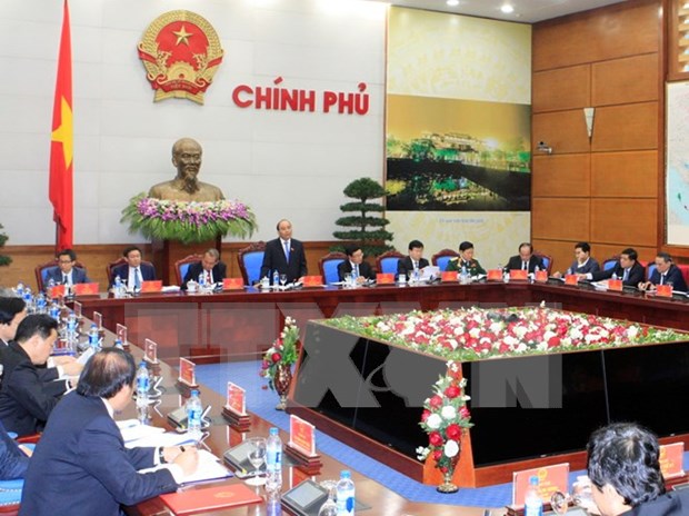 Premiere reunion du gouvernement sous l'egide du nouveau PM Nguyen Xuan Phuc hinh anh 1