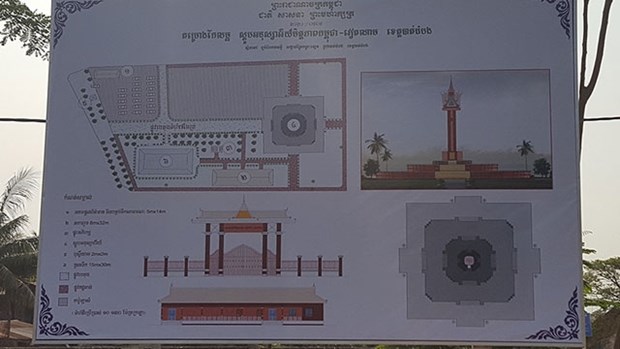 Construction d’un monument de l’amitie Cambodge-Vietnam a Battambang hinh anh 2