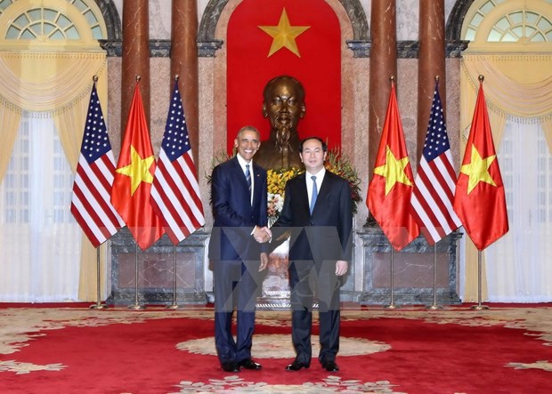 Entretien entre les presidents vietnamien et americain hinh anh 1