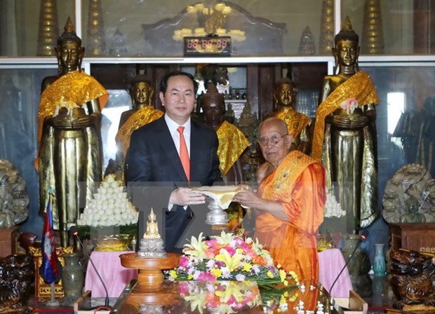 Le president du Vietnam acheve sa visite d'Etat au Cambodge hinh anh 1