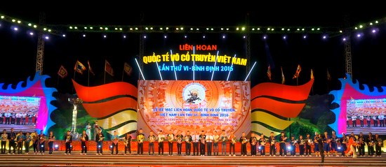 Cloture du 6e festival international des arts martiaux traditionnels du Vietnam hinh anh 1