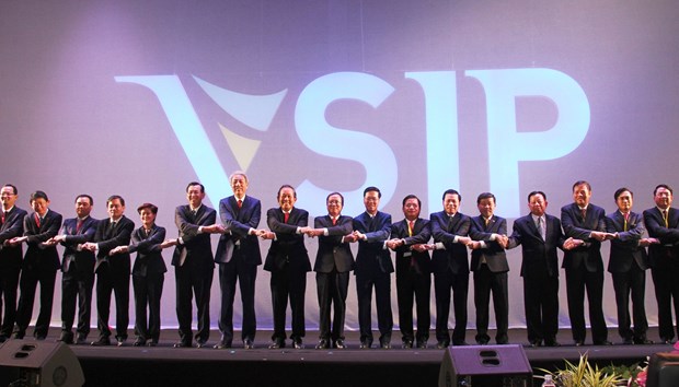 Celebration du 20e anniversaire de la fondation du Parc industriel Vietnam-Singapour hinh anh 1