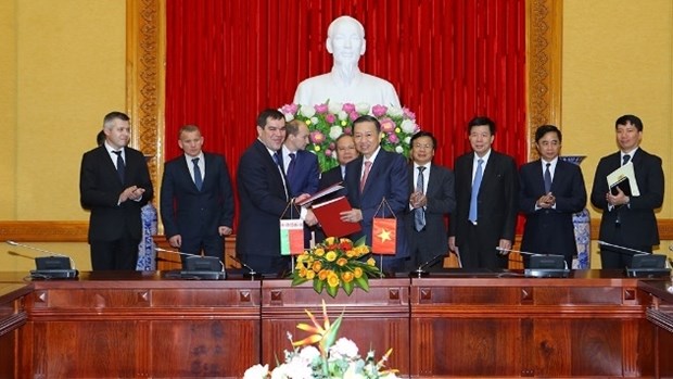 Vietnam - Bielorussie: promotion de la cooperation dans le secteur de la securite hinh anh 1