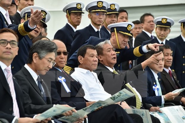 Le president philippin est ouvert a l'idee d'organiser des exercices militaires avec le Japon hinh anh 1