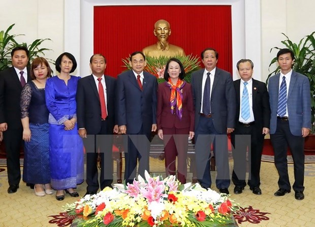 Intensifier les relations entre le Parti communiste du Vietnam et le Parti du peuple cambodgien hinh anh 1