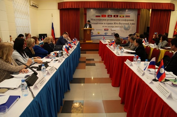 Reunion internationale sur la langue russe en Asie du Sud-Est a Hanoi hinh anh 1