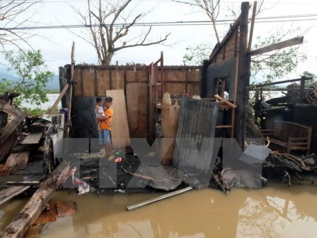 Le typhon Nock-Ten cause de lourds degats aux Philippines hinh anh 1