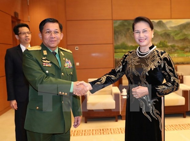 La presidente de l’AN plaide pour la promotion des liens Vietnam-Myanmar hinh anh 1
