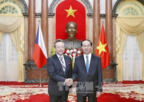 Le president Tran Dai Quang salue de nouveaux ambassadeurs hinh anh 1