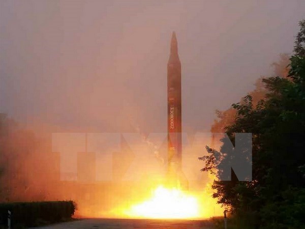 Le Vietnam dit sa preoccupation sur quatre tirs de missiles nord-coreens hinh anh 1