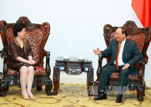 Le Premier ministre Nguyen Xuan Phuc recoit la directrice generale de l’OMS hinh anh 1