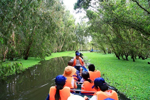 Le delta du Mekong vise 34 millions de touristes d’ici 2020 hinh anh 1