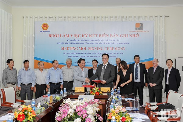 Un groupe singapourien prevoit de lancer un projet de 400 millions de dollars a Ninh Thuan hinh anh 1
