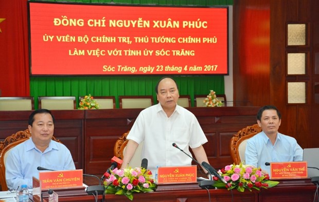 Le PM appelle Soc Trang a etendre la production rizicole et fruitiere hinh anh 1
