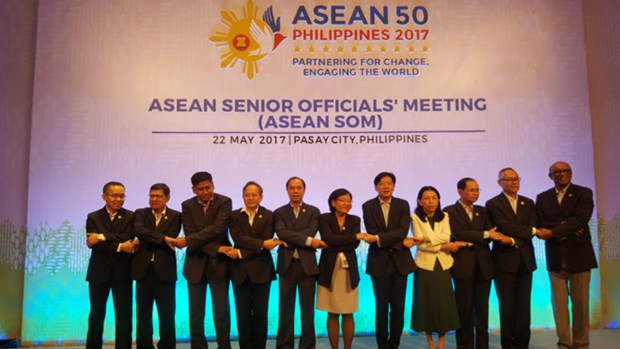 Reunion des hauts officiels de l’ASEAN a Manille hinh anh 1