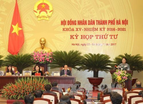 Le Conseil populaire de Hanoi debat de plusieurs questions socio-economiques importantes hinh anh 1