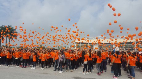 3.000 personnes marchent pour les victimes de l’agent orange hinh anh 1