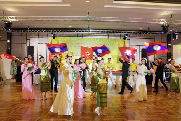 Celebrations du 55e anniversaire des relations diplomatiques Vietnam-Laos hinh anh 1