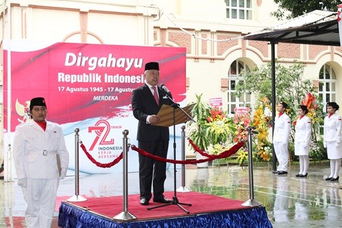 Reception en l’honneur de la Fete nationale de l’Indonesie hinh anh 1