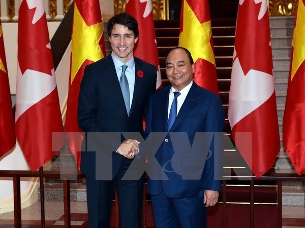 Declaration Vietnam-Canada sur l’etablissement d’un partenariat integral hinh anh 1