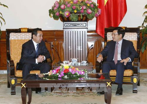 Le vice-Premier ministre Pham Binh Minh recoit l'ambassadeur de Mongolie hinh anh 1