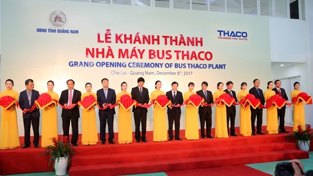 Inauguration de l’usine de fabrication d’autobus de Thaco hinh anh 1