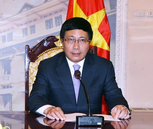 Le vice-Premier ministre Pham Binh Minh en visite officielle en Republique de Coree hinh anh 1