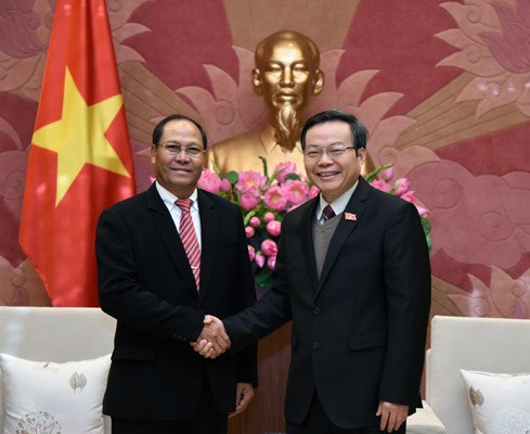 Promouvoir la cooperation entre les organes legislatifs Vietnam-Laos hinh anh 1