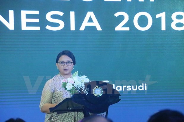ASEAN - priorite dans la politique etrangere de l'Indonesie en 2018 hinh anh 1