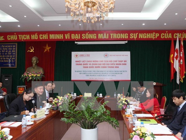 Les Croix-Rouge vietnamienne et chinoise intensifient leur cooperation hinh anh 1