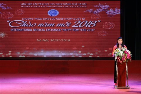Un spectacle pour saluer l’arrivee du Nouvel An 2018 a Hanoi hinh anh 1