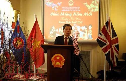 Les Vietnamiens au Royaume-Uni et au Canada fetent le Nouvel An lunaire hinh anh 1