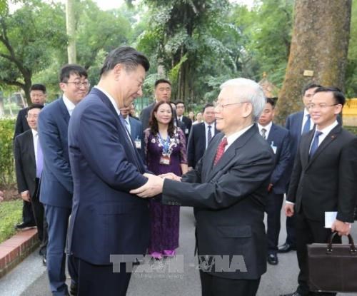 Nouvel an lunaire : Vietnam et Chine echangent des lettres de felicitations hinh anh 1