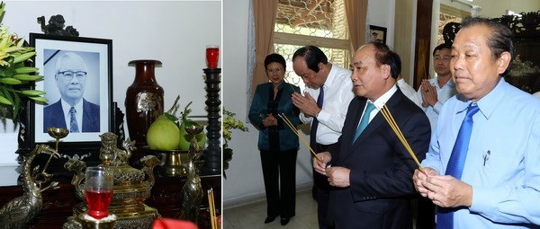 Le PM rend hommage aux anciens dirigeants du gouvernement et de l'Etat hinh anh 3