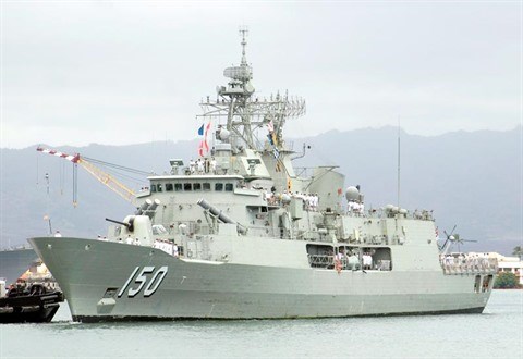 Trois navires de la Royal Australian Navy a Ho Chi Minh-Ville hinh anh 1