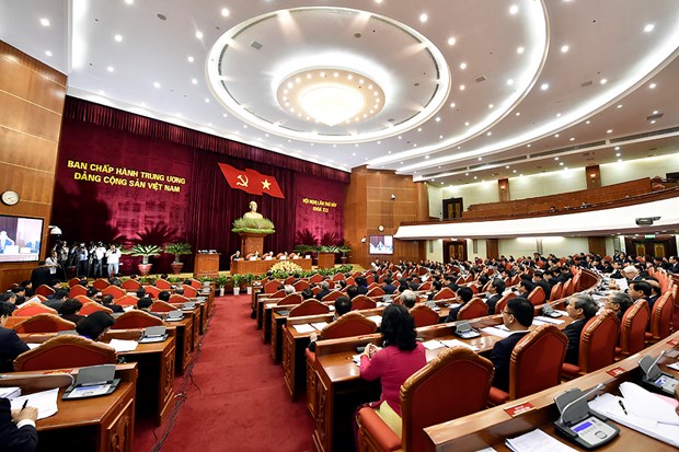 Ouverture du 7e plenum du Comite central du Parti communiste du Vietnam hinh anh 1