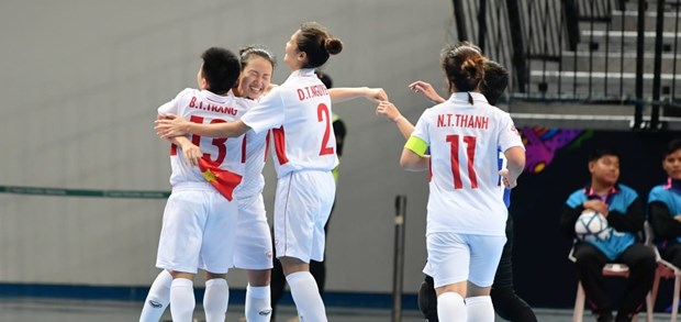 Futsal feminin : le Vietnam present aux quarts de finale du Championnat d'Asie hinh anh 1