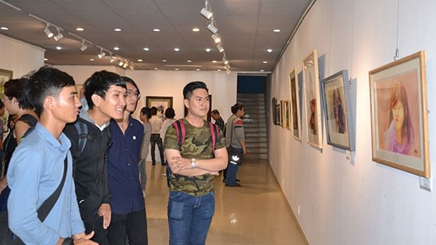Exposition internationale d’aquarelle a Ho Chi Minh-Ville hinh anh 1