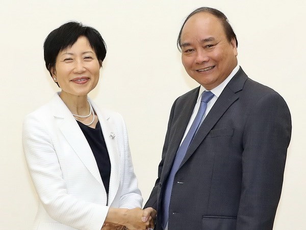 Le PM Nguyen Xuan Phuc recoit la PDG du Fonds pour l’environnement mondial hinh anh 1