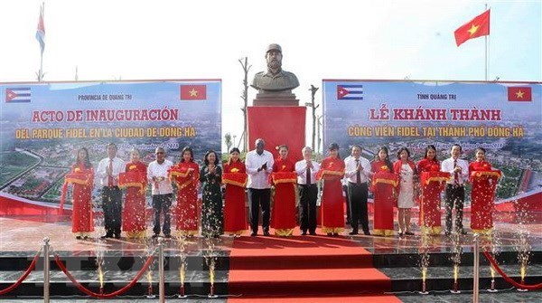 Inauguration du parc Fidel a Quang Tri hinh anh 1