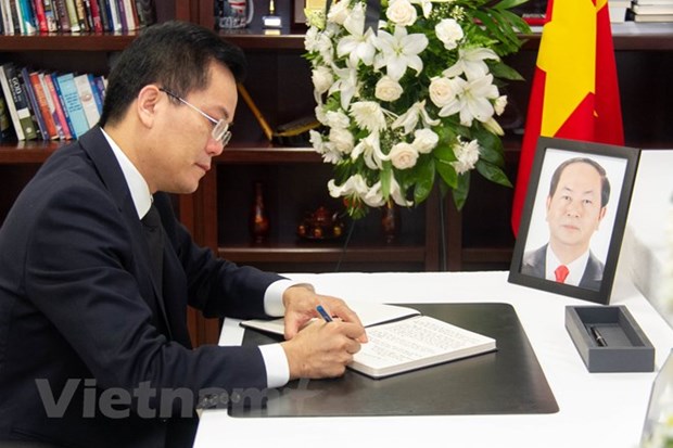 Ceremonies en memoire du president Tran Dai Quang dans plusieurs pays hinh anh 1