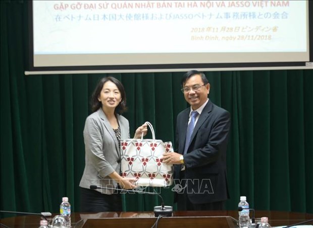 Echange entre l’ambassade du Japon au Vietnam et l'Universite de Quy Nhon hinh anh 1
