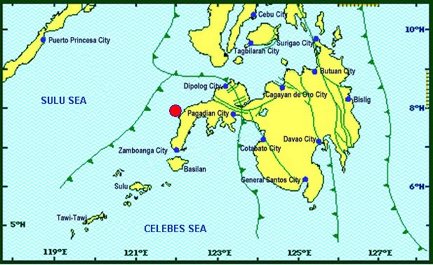 Un tremblement de terre de magnitude 5,4 frappe les Philippines hinh anh 1