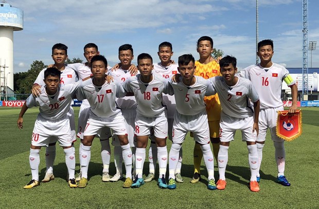 Le Vietnam se qualifie pour la demi-finale de la Coupe de l’AFF U15 2019 hinh anh 1